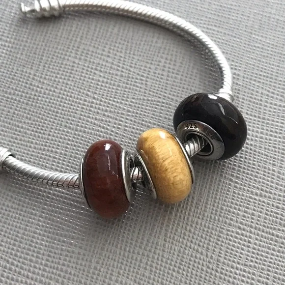 Pandora Bangles Wooden Beads Pandora Pandora 925 ALE #790705 Pro